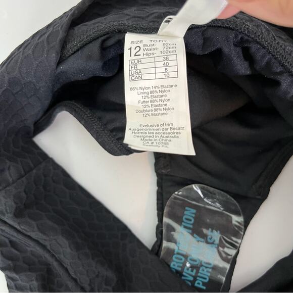 Seafolly Medusa High Rise Cheeky Bikini Bottoms Size 8 NEW - Picture 6 of 6